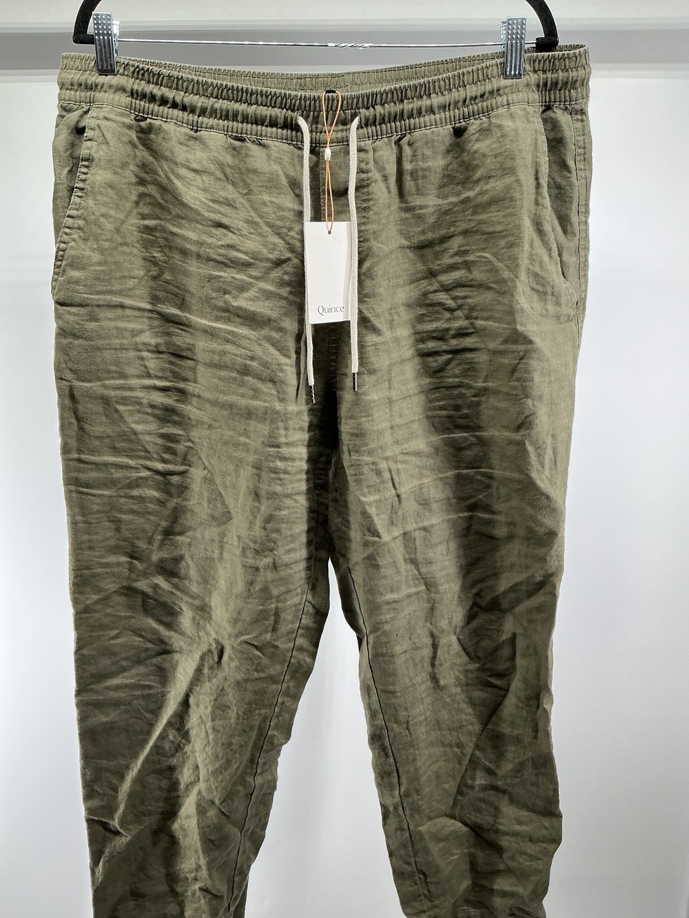 100% European Linen Drawstring Beach Pants - 30"